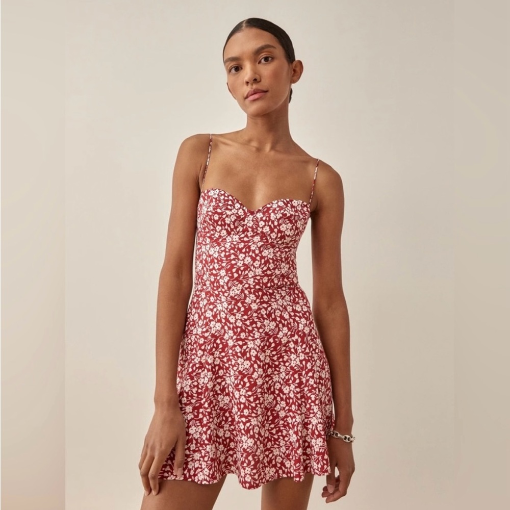 REFORMATION Saskia Mini Dress Size 8